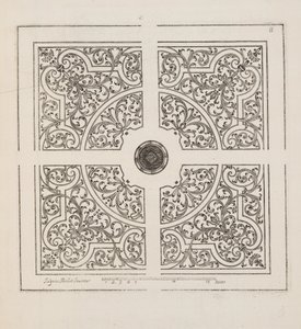 थिएटर डेस प्लान्स एट जार्डिनेज, पब 1652 (उत्कीर्णन) से पार्टेरे के लिए डिज़ाइन