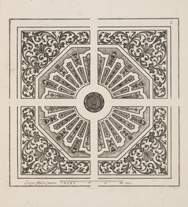 थिएटर डेस प्लान्स एट जार्डिनेज, पब. 1652 (उत्कीर्णन) से पार्टेरे के लिए डिज़ाइन
