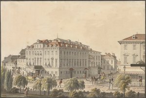 वियना में रंगमंच, सीए 1816।