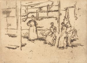 बिक्री के बाद, हौंसडिच, सी. 18861888. द्वारा जेम्स एबॉट मैकनील व्हिस्लर