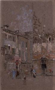 कैंपनाइल सांता मार्गेरिटा, 1879-80 द्वारा जेम्स एबॉट मैकनील व्हिस्लर