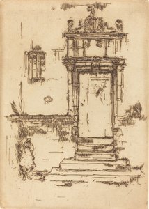 चैपल डोरवे, मॉन्ट्रेसर, 1888। द्वारा जेम्स एबॉट मैकनील व्हिस्लर