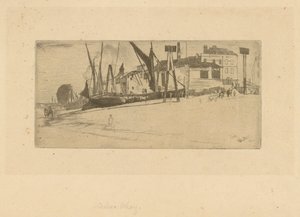 चेल्सी घाट, 1863। द्वारा जेम्स एबॉट मैकनील व्हिस्लर