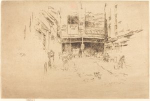क्लॉथ एक्सचेंज, नंबर I, 1887। द्वारा जेम्स एबॉट मैकनील व्हिस्लर