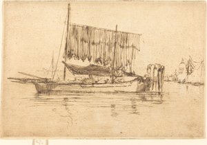 मछली पकड़ने की नाव, 1880। द्वारा जेम्स एबॉट मैकनील व्हिस्लर