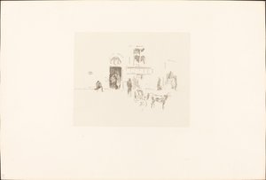 गेयटी स्टेज डोर, 18791887। द्वारा जेम्स एबॉट मैकनील व्हिस्लर