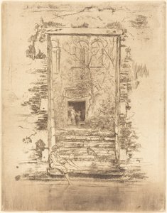 गार्डन, 1880। द्वारा जेम्स एबॉट मैकनील व्हिस्लर
