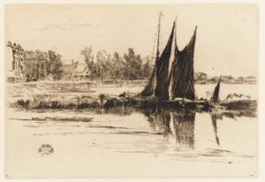 हर्लिंगम, 1879। द्वारा जेम्स एबॉट मैकनील व्हिस्लर