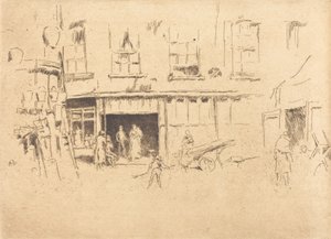 लिटिल कोर्ट, सी. 18801881। द्वारा जेम्स एबॉट मैकनील व्हिस्लर
