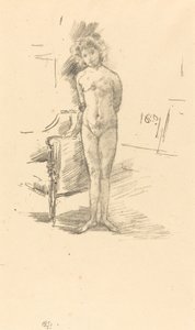 लिटिल लंदन मॉडल, 1896। द्वारा जेम्स एबॉट मैकनील व्हिस्लर