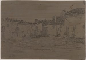 लिवरडन। प्रकृति से बारह नक़्क़ाशी में से एक, 1858। द्वारा जेम्स एबॉट मैकनील व्हिस्लर
