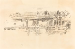 ओल्ड बैटरसी ब्रिज, 18791887। द्वारा जेम्स एबॉट मैकनील व्हिस्लर