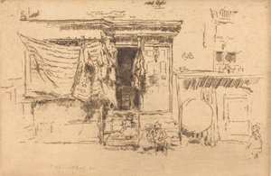 रैग-शॉप, मिलमैन की पंक्ति, सी। 18861888। द्वारा जेम्स एबॉट मैकनील व्हिस्लर