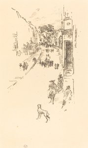 रविवार, लाइम रेजिस, 1895। द्वारा जेम्स एबॉट मैकनील व्हिस्लर