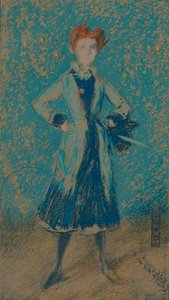 द ब्लू गर्ल, c1874 द्वारा जेम्स एबॉट मैकनील व्हिस्लर