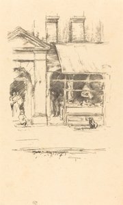 कसाई का कुत्ता, 1896। द्वारा जेम्स एबॉट मैकनील व्हिस्लर