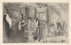 द फोर्ज, 1861। द्वारा जेम्स एबॉट मैकनील व्हिस्लर