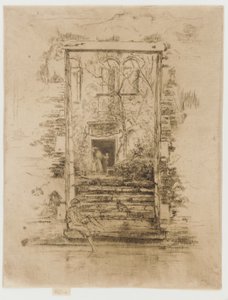 द गार्डन, 1879-1880। द्वारा जेम्स एबॉट मैकनील व्हिस्लर