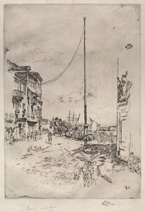द लिटिल मस्त, 1880। द्वारा जेम्स एबॉट मैकनील व्हिस्लर