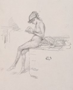 द लिटिल न्यूड मॉडल रीडिंग, 1890।