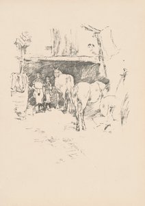 द स्मिथ्स यार्ड, 1895। द्वारा जेम्स एबॉट मैकनील व्हिस्लर