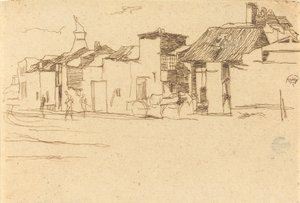 द स्वान, चेल्सी, 1872। द्वारा जेम्स एबॉट मैकनील व्हिस्लर