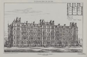 Cadogan Terrace, Cadogan and Hans Place Estate, चेल्सी, 1879 द्वारा जेम्स एकरमैन