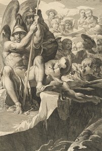 द एंजेलिक गार्ड्स, सी। 1802. द्वारा जेम्स बैरी