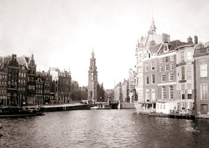 कैनाल, एम्स्टर्डम, 1898। द्वारा जेम्स बैटकिन