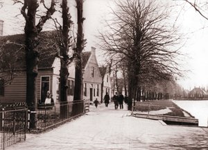 कैनाल बैंक, ब्रोके, नीदरलैंड, 1898। द्वारा जेम्स बैटकिन