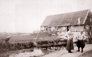 1898 में मार्कन द्वीप, नीदरलैंड्स के अंतर्देशीय। द्वारा जेम्स बैटकिन