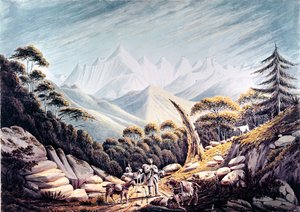 1826 में हिमालय में नेपाली चरवाहे