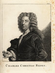 चार्ल्स क्रिश्चियन रीसेन का पोर्ट्रेट (1680-1725), अंग्रेजी रत्न उकेरक और मुहर उकेरक