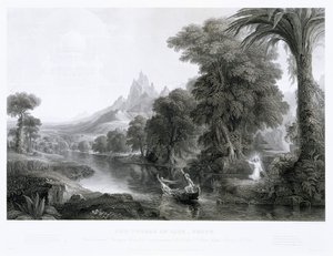 जीवन की यात्रा - युवा, सी। 1855 (उत्कीर्णन) द्वारा जेम्स डेविड स्माइली
