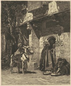 काहिरा की एक महिला का दौरा द्वारा फ्रेडरिक आर्थर ब्रिजमैन के बाद जेम्स डेविड स्मिली