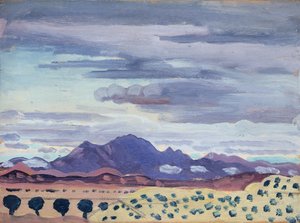 Pyrenees में, c.1911 (पैनल पर तेल) द्वारा जेम्स डिक्सन इन्स