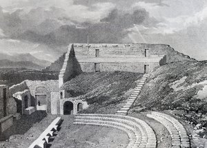 ट्रेजिक थिएटर, 1828 द्वारा जेम्स डफ़िल्ड हार्डिंग