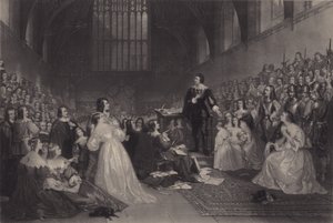 वेस्टमिंस्टर हॉल, 1641 में थॉमस, अर्ल ऑफ स्ट्रैफोर्ड का परीक्षण द्वारा जेम्स एफ स्कॉट