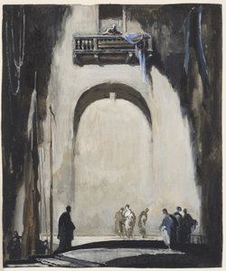 द अज्ञात कॉर्नर, 1912 (गौचे)