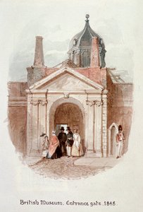 ब्रिटिश संग्रहालय, प्रवेश द्वार, 1848