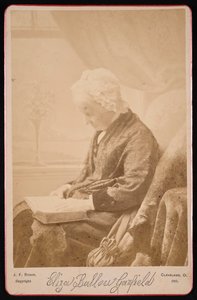 एलिज़ा बल्लू गारफ़ील्ड का पोर्ट्रेट 1801-1888, 1881।