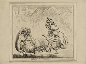 Cymon और Iphigenia, 2 मई को प्रकाशित द्वारा जेम्स गिलियरे