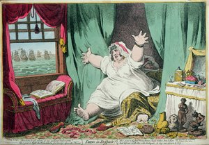 डेपो इन डेसपेयर, हैना हम्फ्रे द्वारा प्रकाशित, 1801 (हाथ से रंगा हुआ उत्कीर्णन)