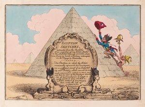 मिस्र के रेखाचित्र, पब 1799 (हाथ के रंग की नक्काशी)