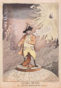 ग्लोरिया मुंडी ,, या डेविल सन, पब को संबोधित करते हुए। 1782 (हाथ के रंग का उत्कीर्णन)