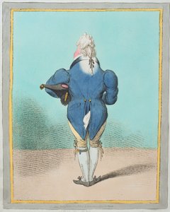 एचआरएच द प्रिंस ऑफ वेल्स (1762-1830) 1802 में हन्ना हम्फ्री द्वारा प्रकाशित (हाथ से रंग का नक़्क़ाशी)