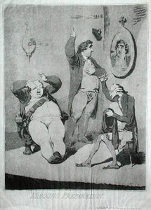 सुबह की तैयारी, हन्ना हम्फ्री द्वारा 1785 में प्रकाशित (नक़्क़ाशी) द्वारा जेम्स गिलियरे