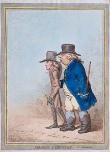 Pylades और Orestes, पब। हन्ना हम्फ्रे, 1797 द्वारा