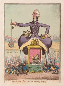 विशाल फैक्टोटम मनोरंजक खुद, पब। 1797 (हाथ के रंग का उत्कीर्णन)
