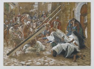 यीशु ने अपनी माँ को, हमारे प्रभु यीशु मसीह के जीवन से दृष्टांत दिया, 1886-94 (कागज पर ग्रेफाइट पर) द्वारा जेम्स जैक्स जोसेफ टिसोट